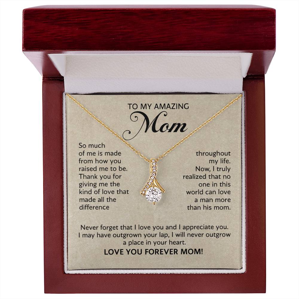 To My Amazing Mom - Alluring beauty Necklace - Gift for Mother's Day