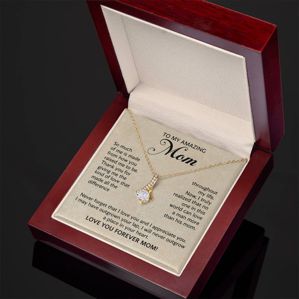 To My Amazing Mom - Alluring beauty Necklace - Gift for Mother's Day