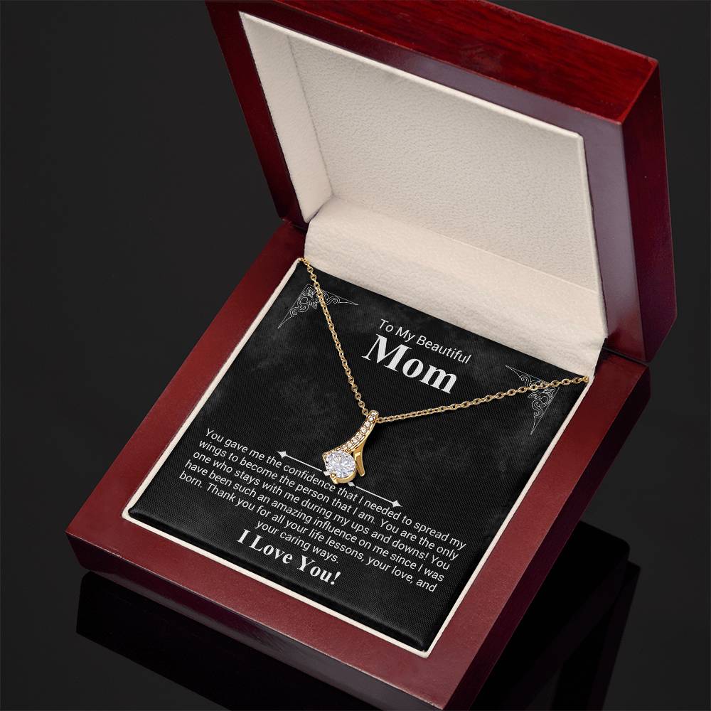 To My beautiful Mom - Alluring Beauty Necklace