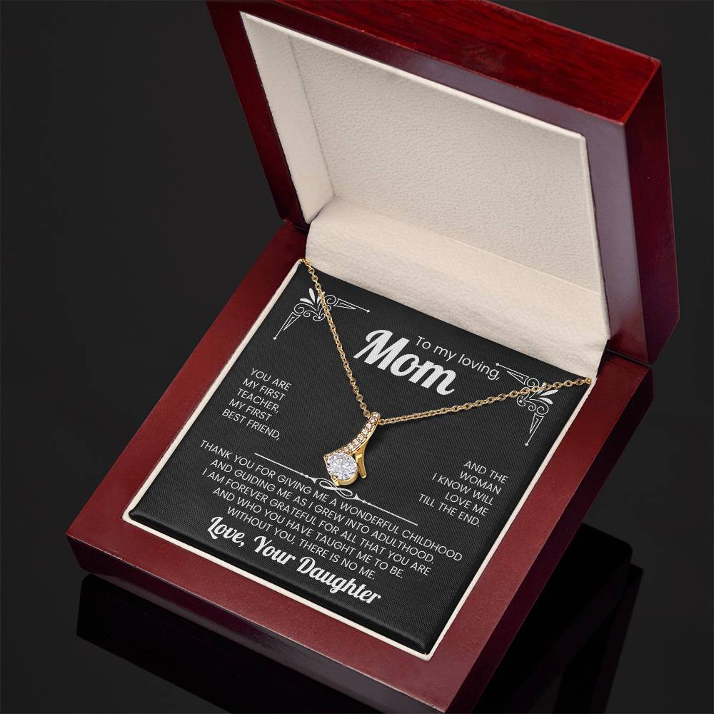 Mother's Day Gift - To My Loving Mom - Alluring Beauty Necklace