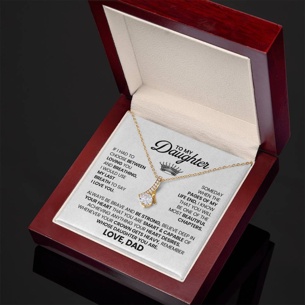 To My Daughter - Alluring Beauty Necklace