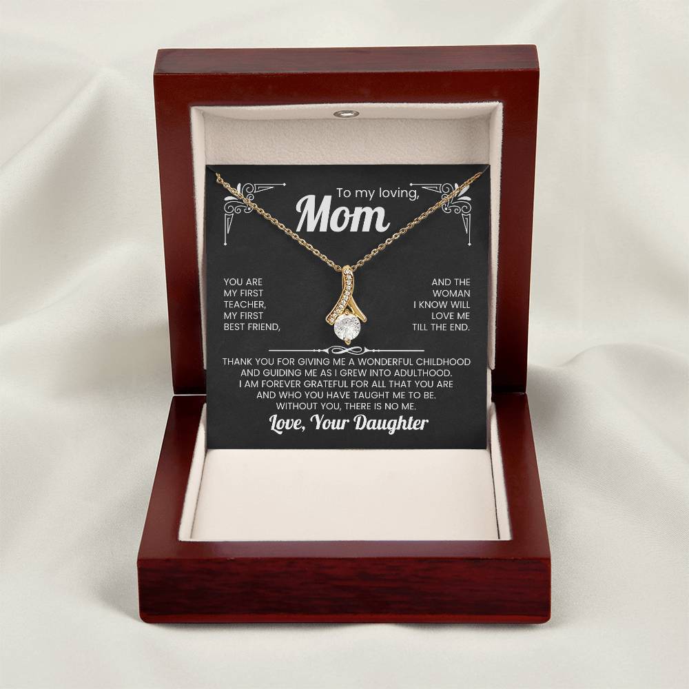 Mother's Day Gift - To My Loving Mom - Alluring Beauty Necklace