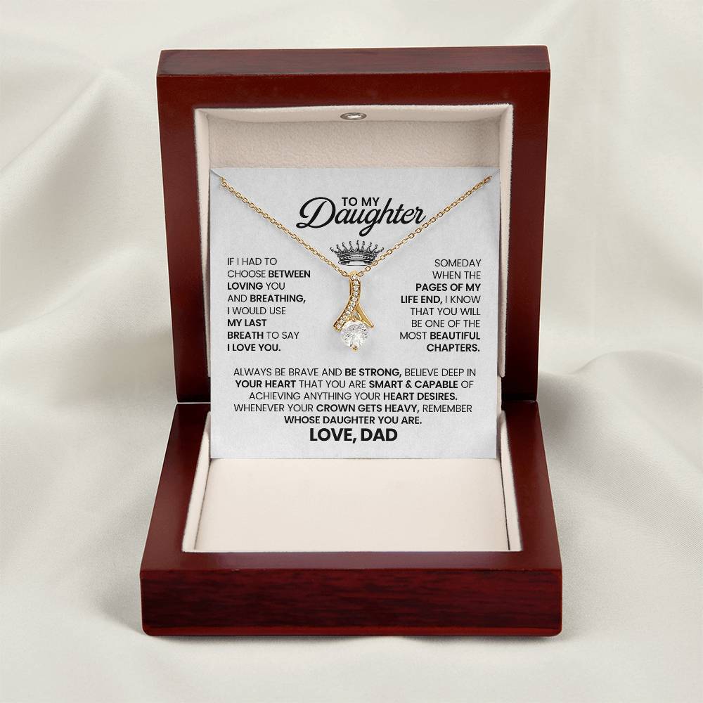 To My Daughter - Alluring Beauty Necklace