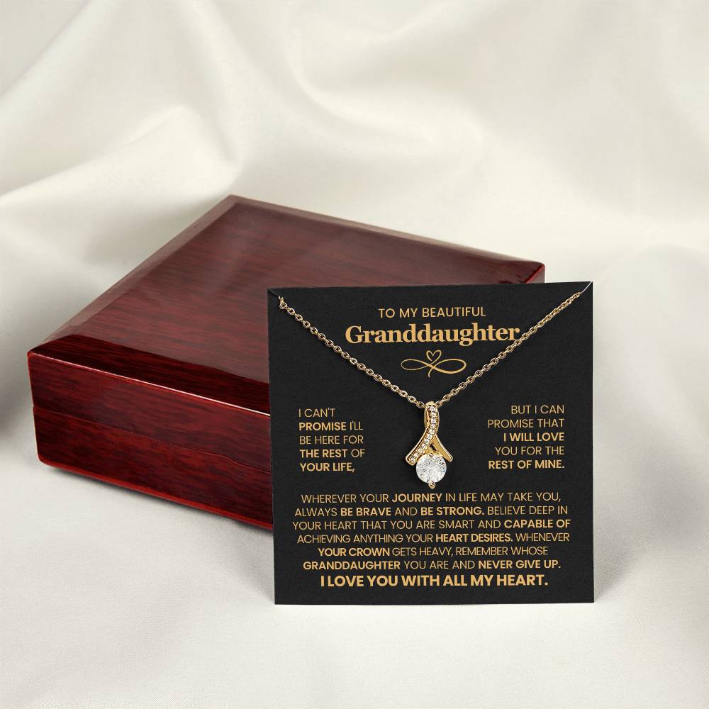 To My Granddaughter  - Alluring Beauty Necklace