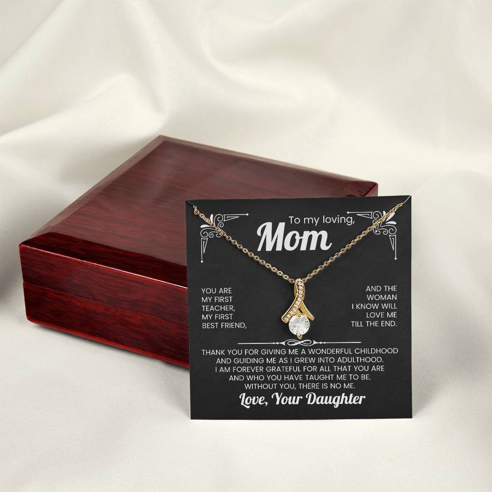 Mother's Day Gift - To My Loving Mom - Alluring Beauty Necklace