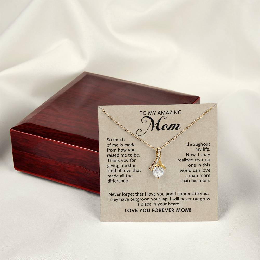 To My Amazing Mom - Alluring beauty Necklace - Gift for Mother's Day