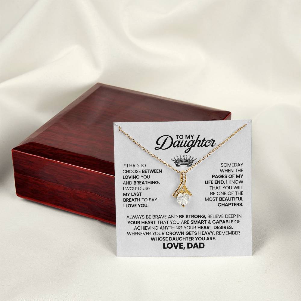 To My Daughter - Alluring Beauty Necklace