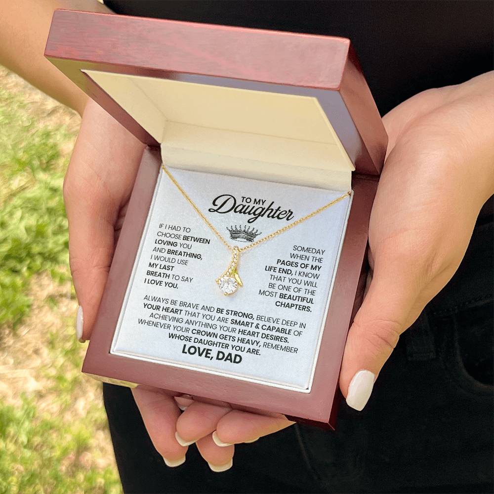 To My Daughter - Alluring Beauty Necklace