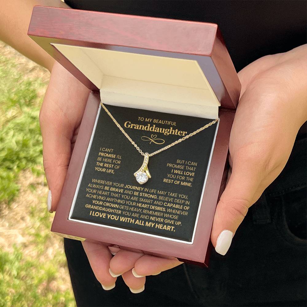 To My Granddaughter  - Alluring Beauty Necklace