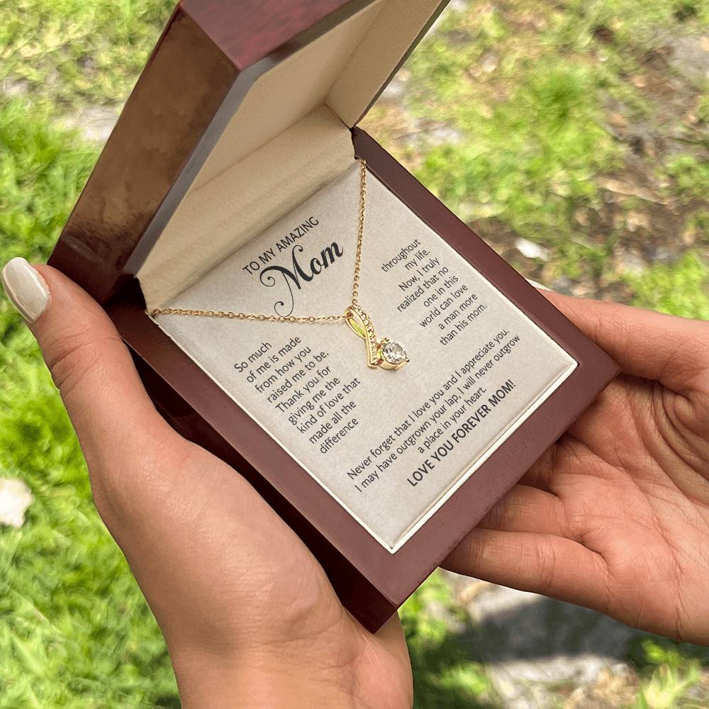 To My Amazing Mom - Alluring beauty Necklace - Gift for Mother's Day
