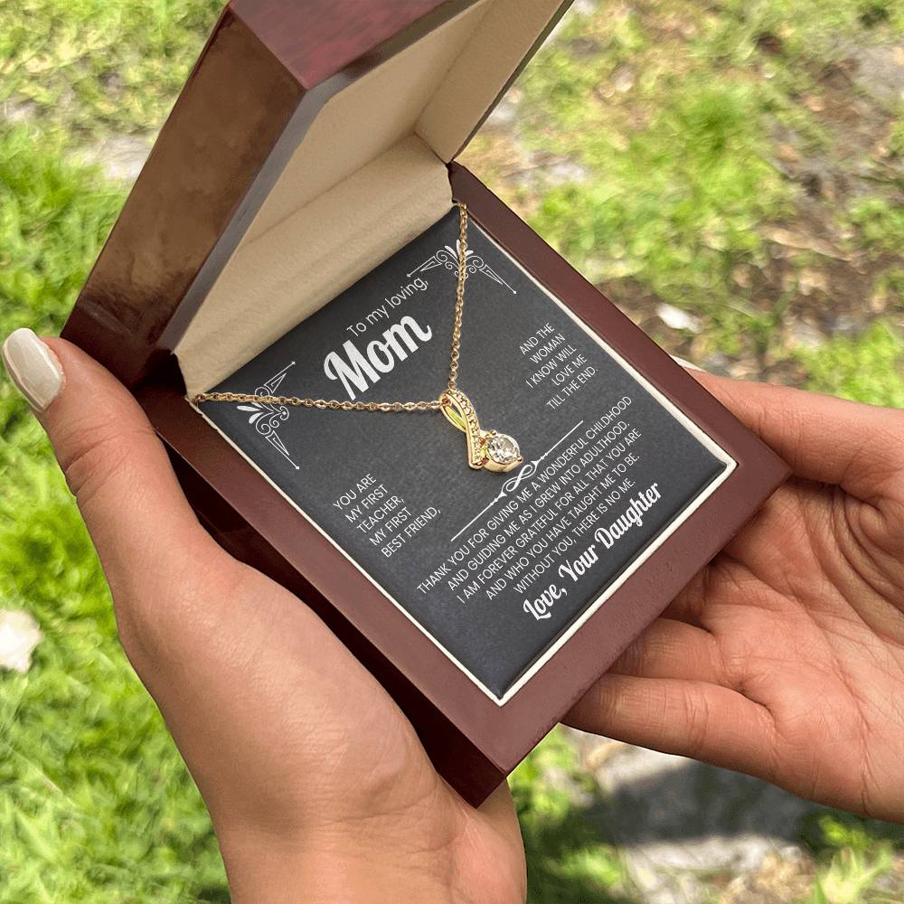 Mother's Day Gift - To My Loving Mom - Alluring Beauty Necklace