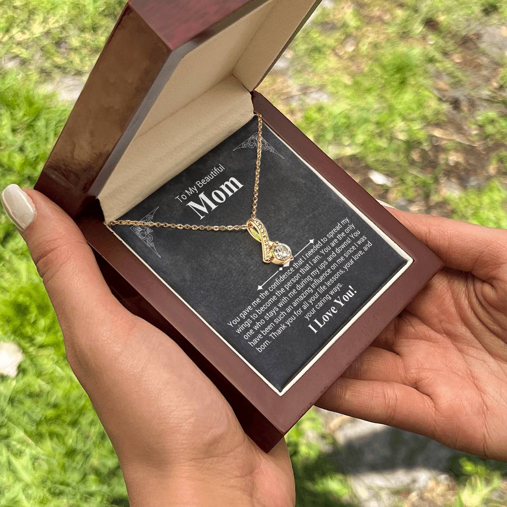 To My beautiful Mom - Alluring Beauty Necklace