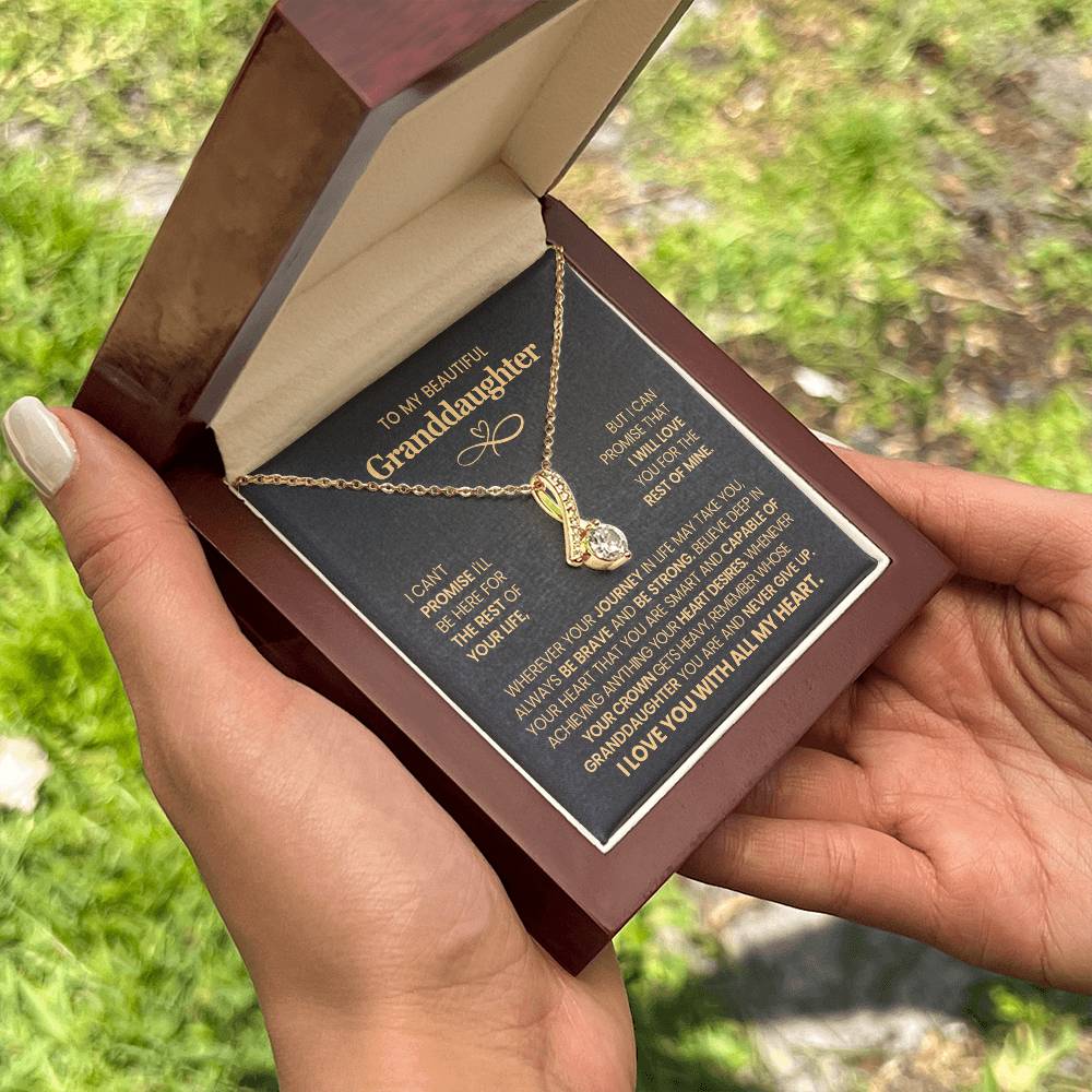To My Granddaughter  - Alluring Beauty Necklace