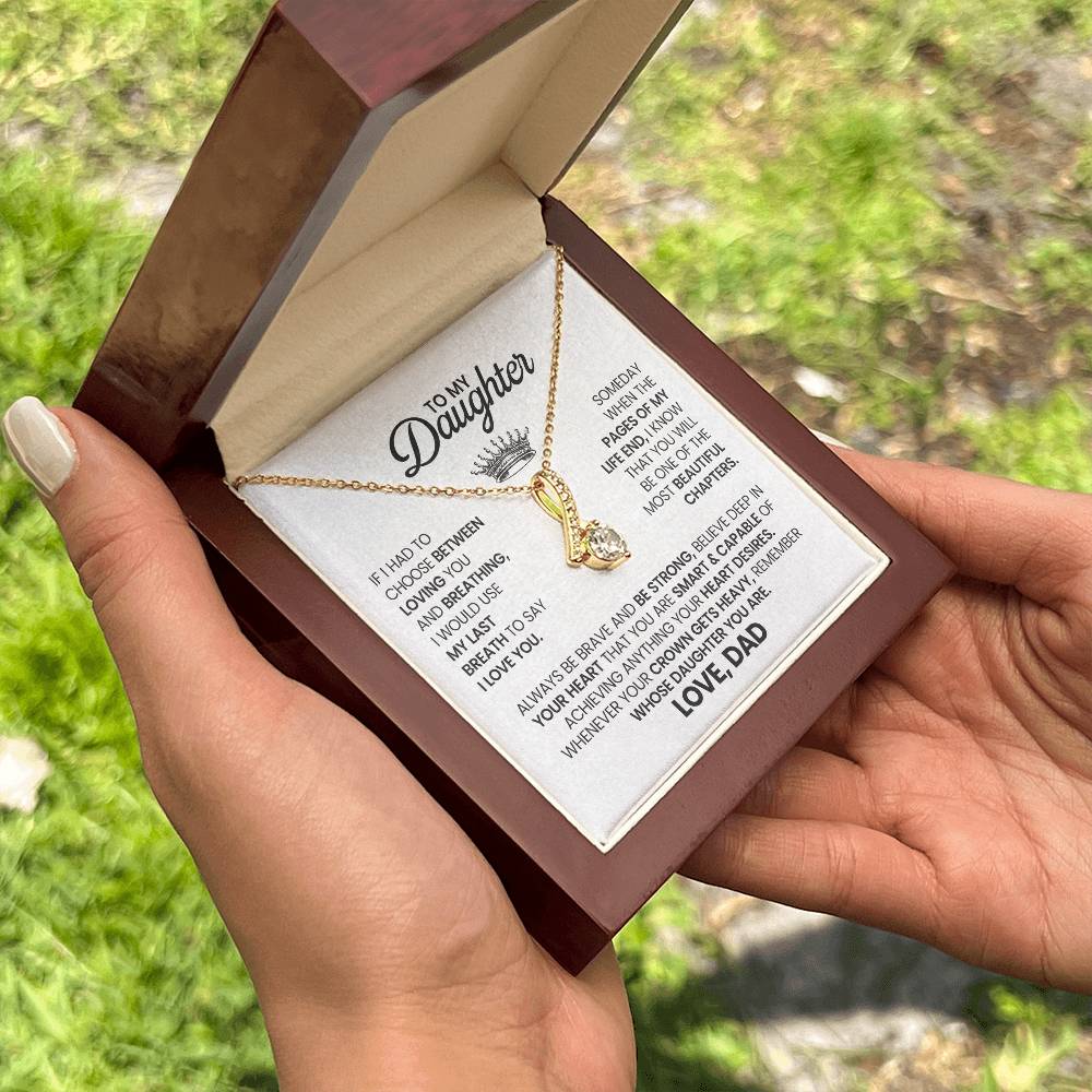 To My Daughter - Alluring Beauty Necklace