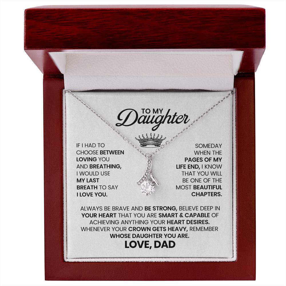 To My Daughter - Alluring Beauty Necklace
