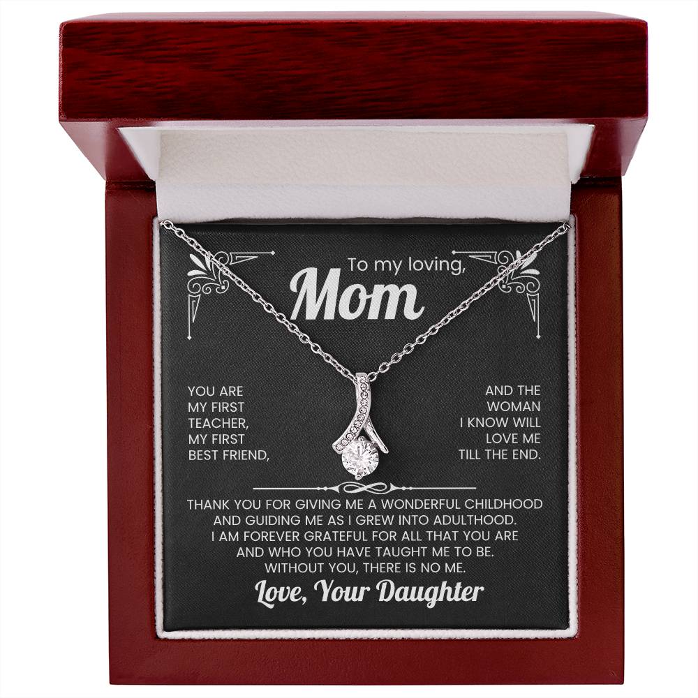 Mother's Day Gift - To My Loving Mom - Alluring Beauty Necklace