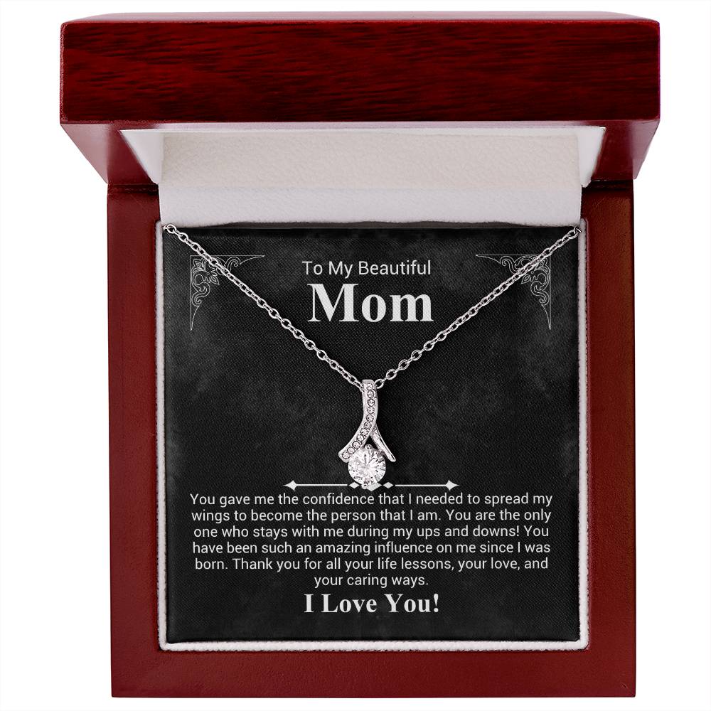 To My beautiful Mom - Alluring Beauty Necklace