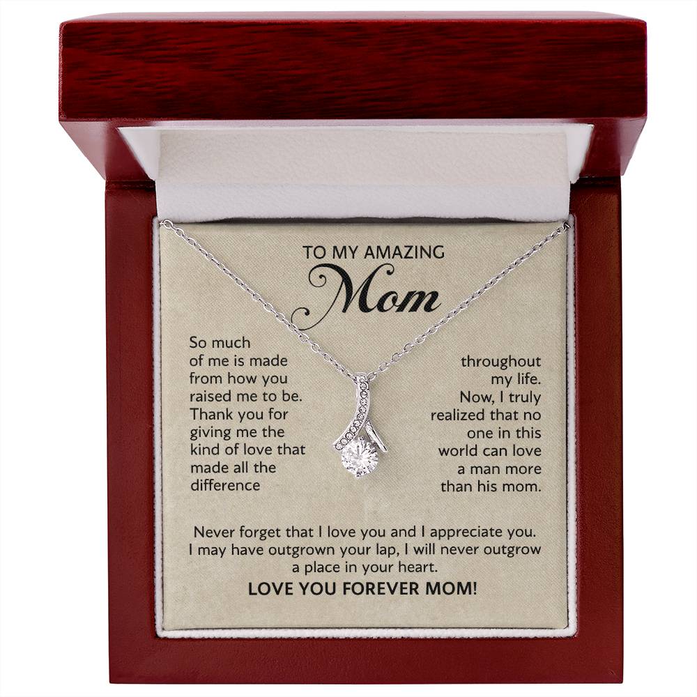 To My Amazing Mom - Alluring beauty Necklace - Gift for Mother's Day