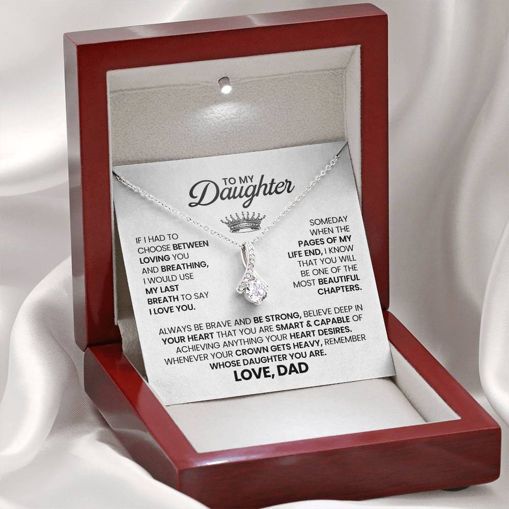To My Daughter - Alluring Beauty Necklace