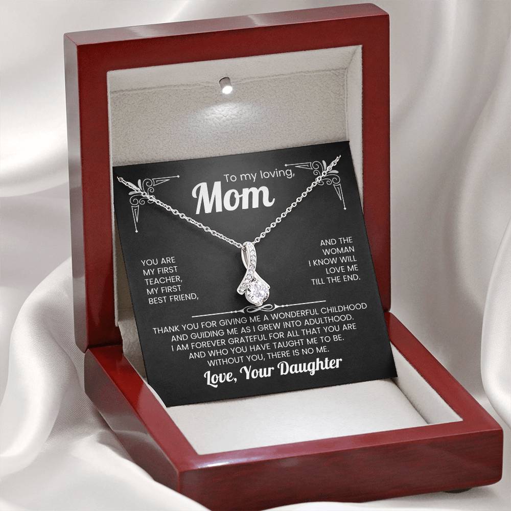 Mother's Day Gift - To My Loving Mom - Alluring Beauty Necklace
