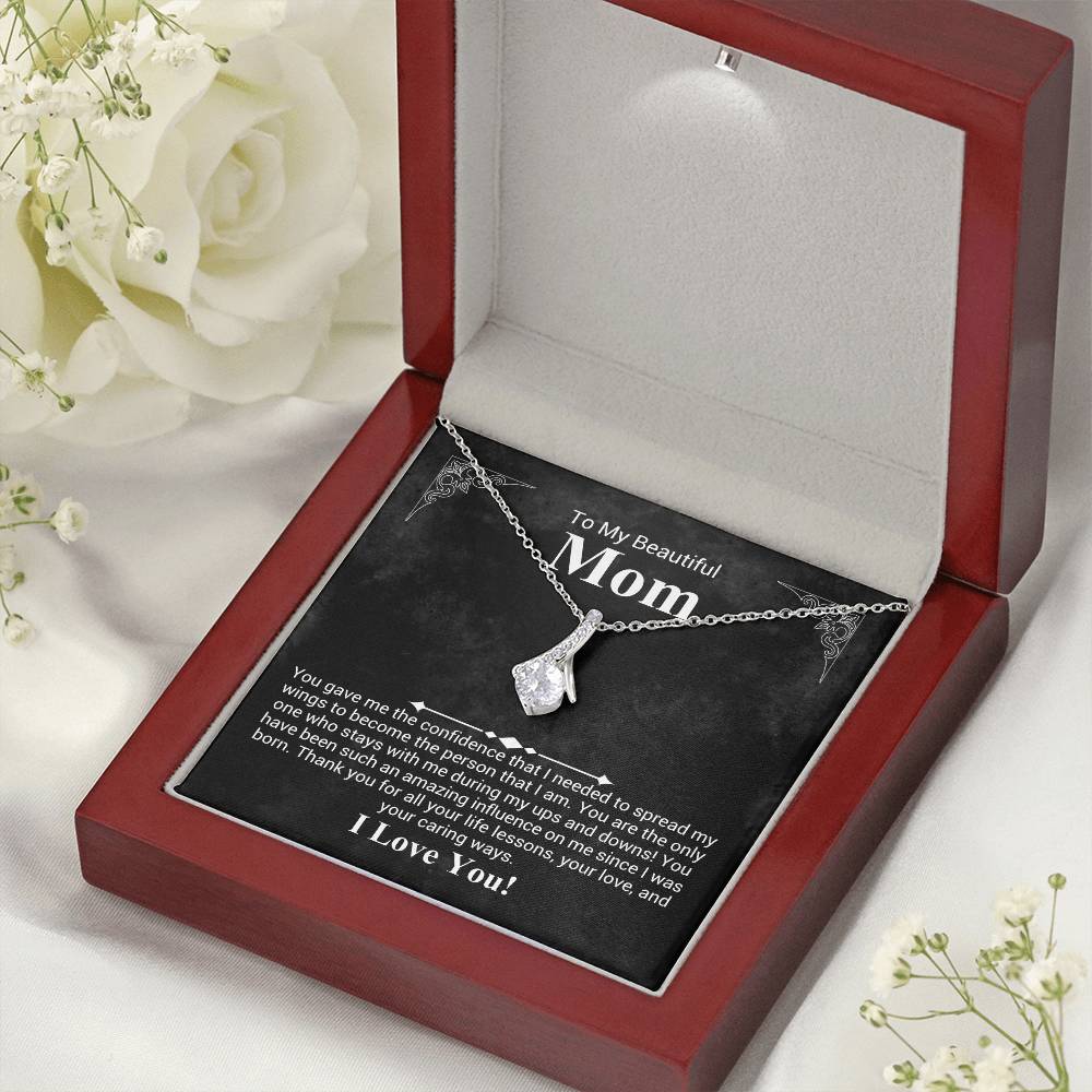 To My beautiful Mom - Alluring Beauty Necklace
