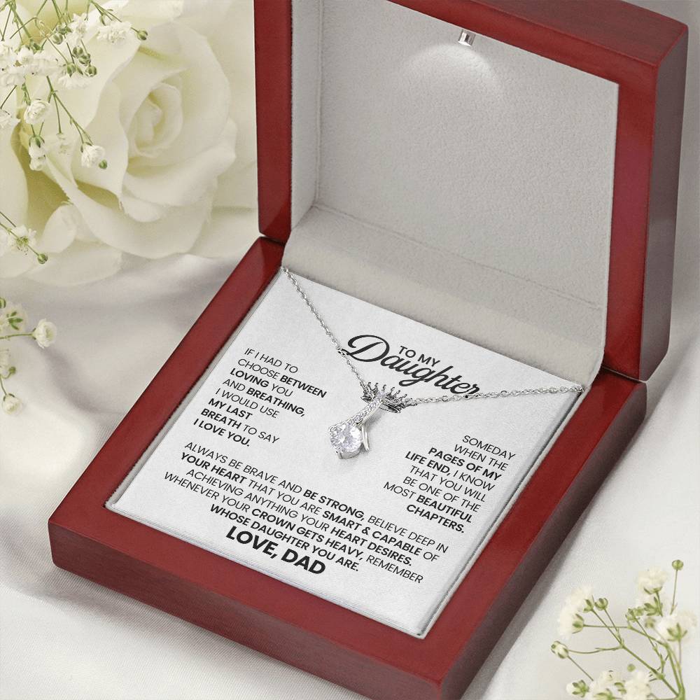 To My Daughter - Alluring Beauty Necklace