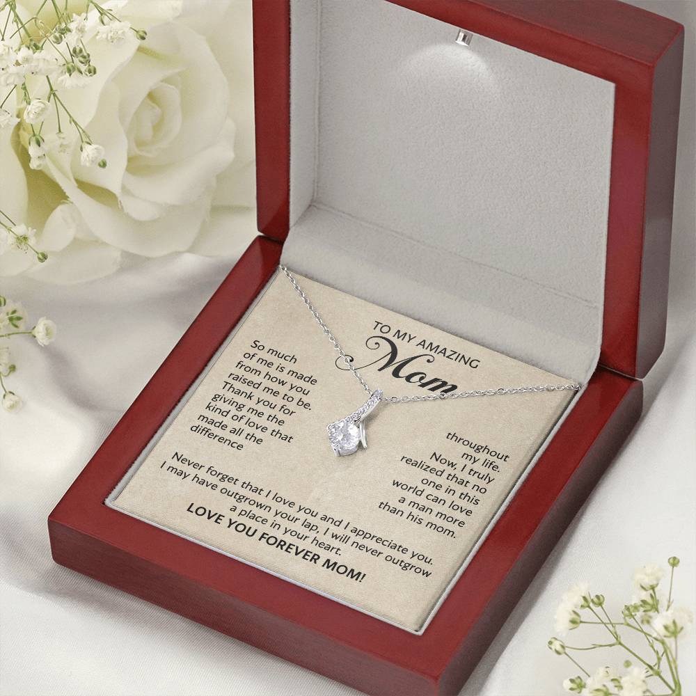To My Amazing Mom - Alluring beauty Necklace - Gift for Mother's Day