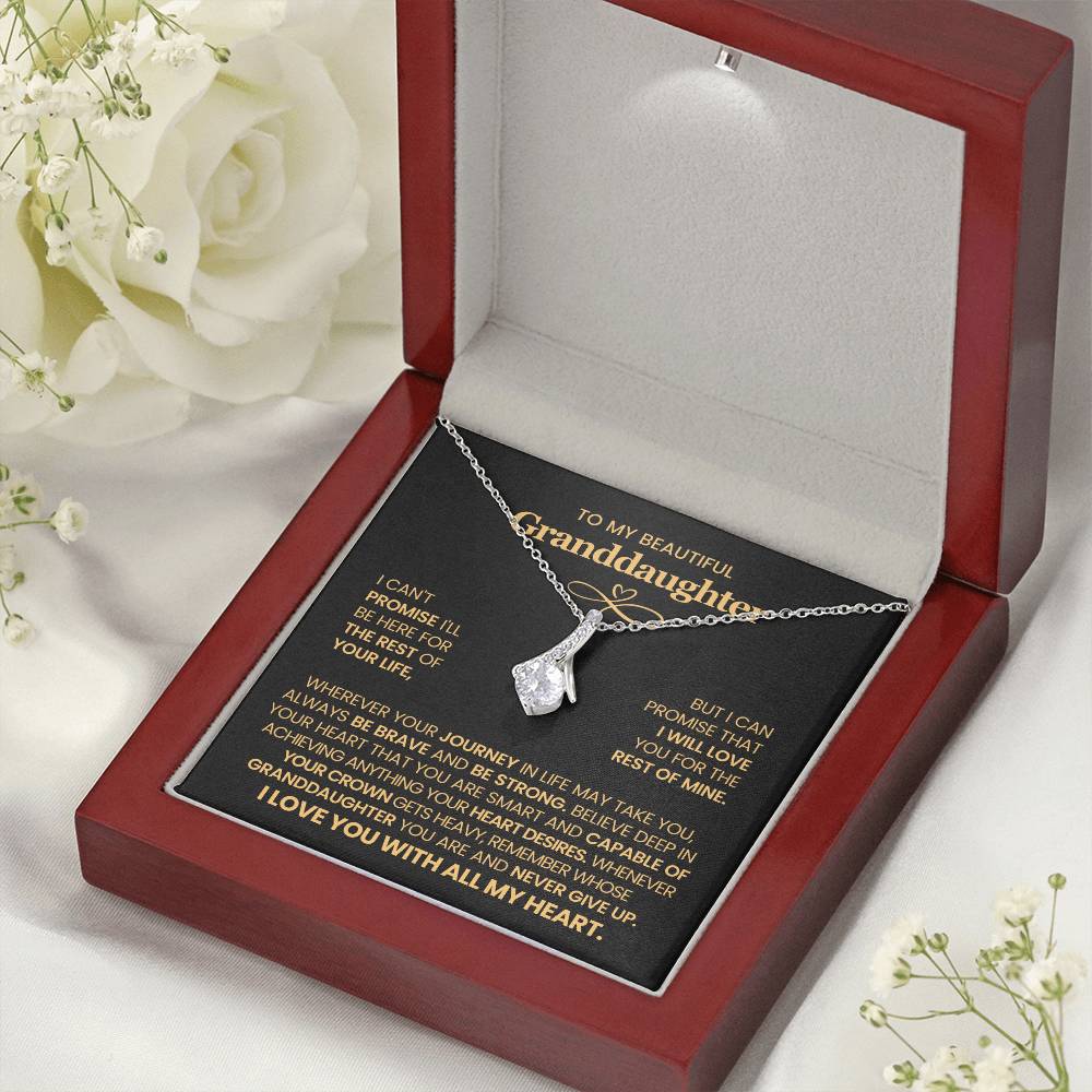 To My Granddaughter  - Alluring Beauty Necklace