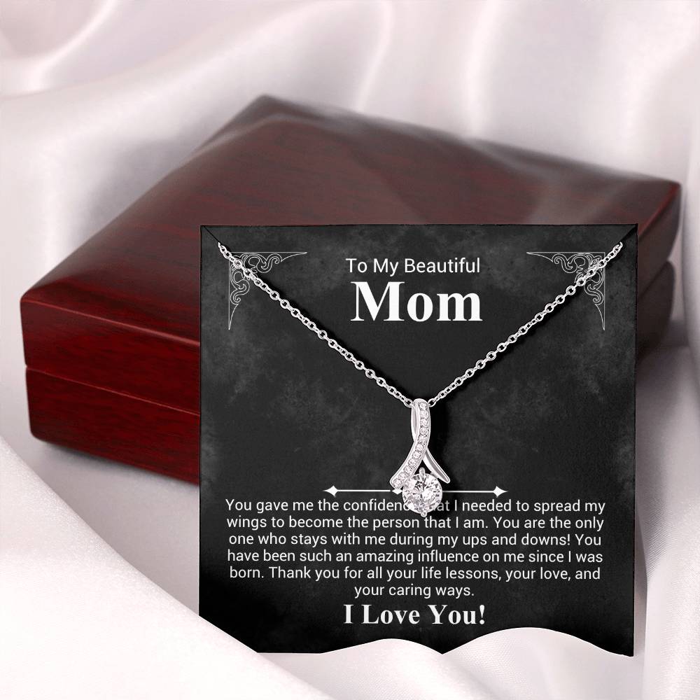 To My beautiful Mom - Alluring Beauty Necklace
