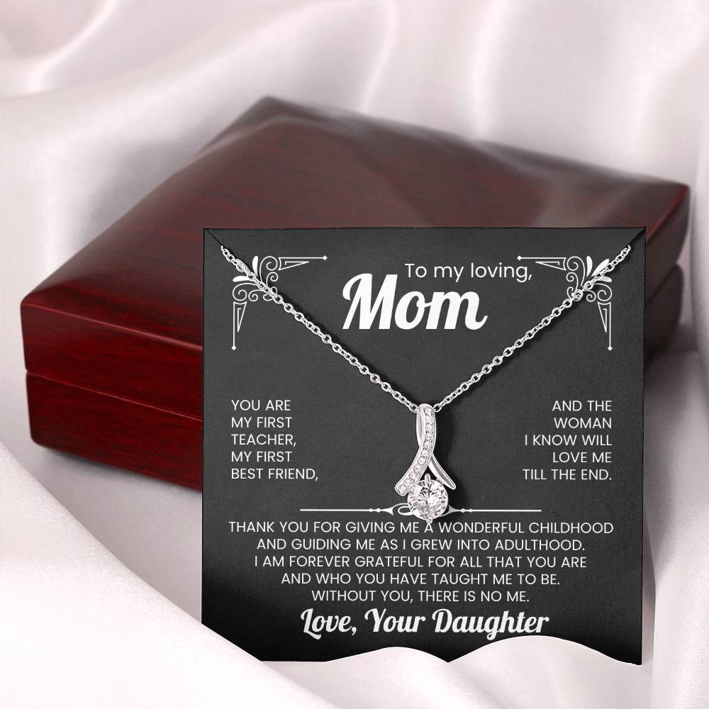 Mother's Day Gift - To My Loving Mom - Alluring Beauty Necklace