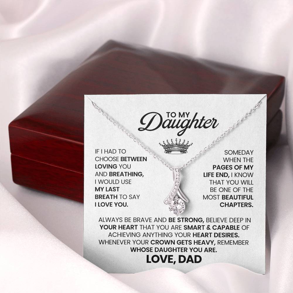 To My Daughter - Alluring Beauty Necklace