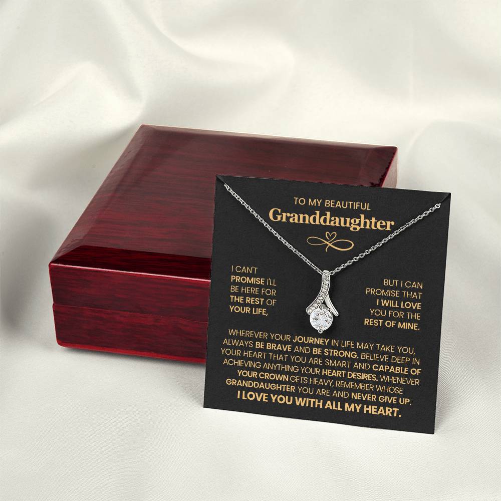 To My Granddaughter  - Alluring Beauty Necklace