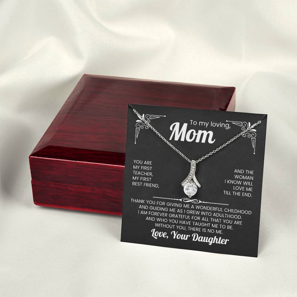 Mother's Day Gift - To My Loving Mom - Alluring Beauty Necklace