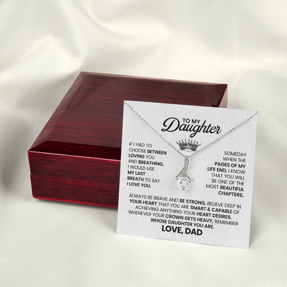 To My Daughter - Alluring Beauty Necklace