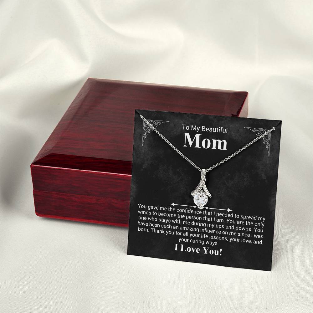 To My beautiful Mom - Alluring Beauty Necklace