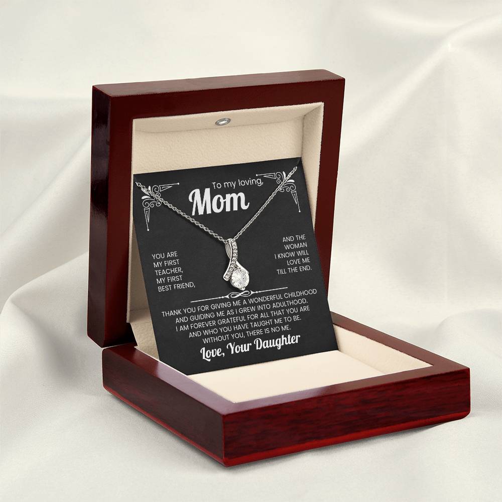 Mother's Day Gift - To My Loving Mom - Alluring Beauty Necklace
