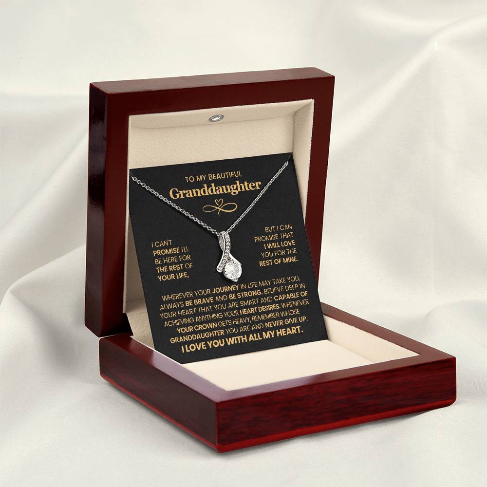 To My Granddaughter  - Alluring Beauty Necklace