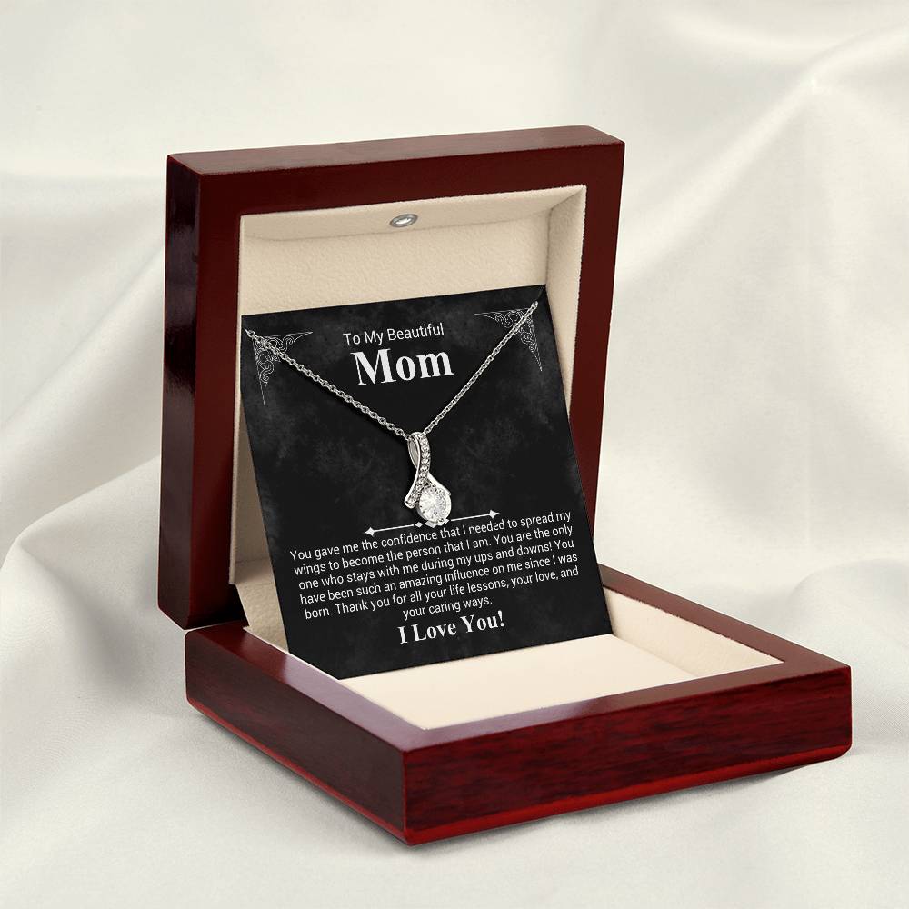 To My beautiful Mom - Alluring Beauty Necklace