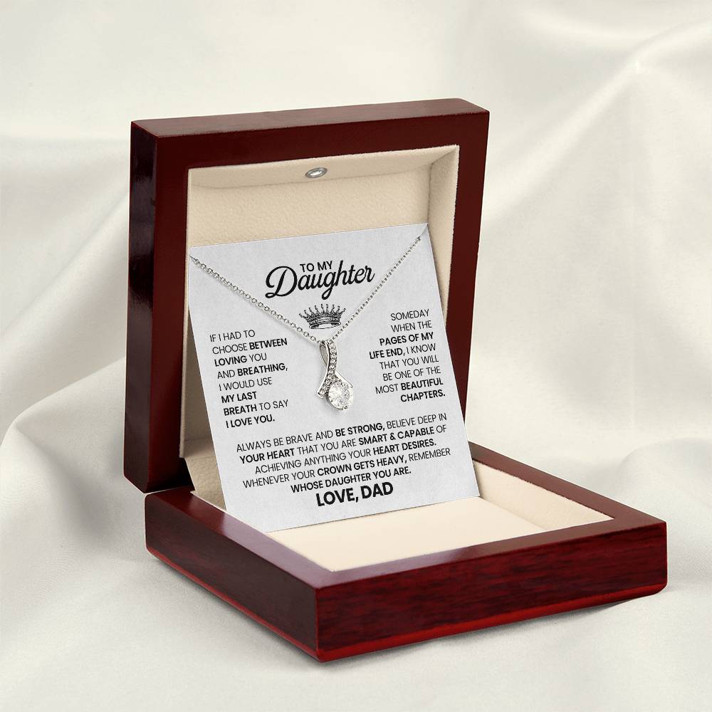 To My Daughter - Alluring Beauty Necklace