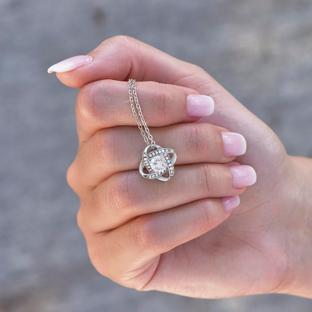 To the World's Okayest Mom – Love Knot Necklace for Mother's Day