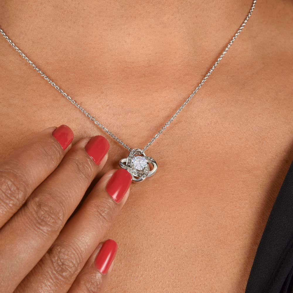 To the World's Okayest Mom – Love Knot Necklace for Mother's Day