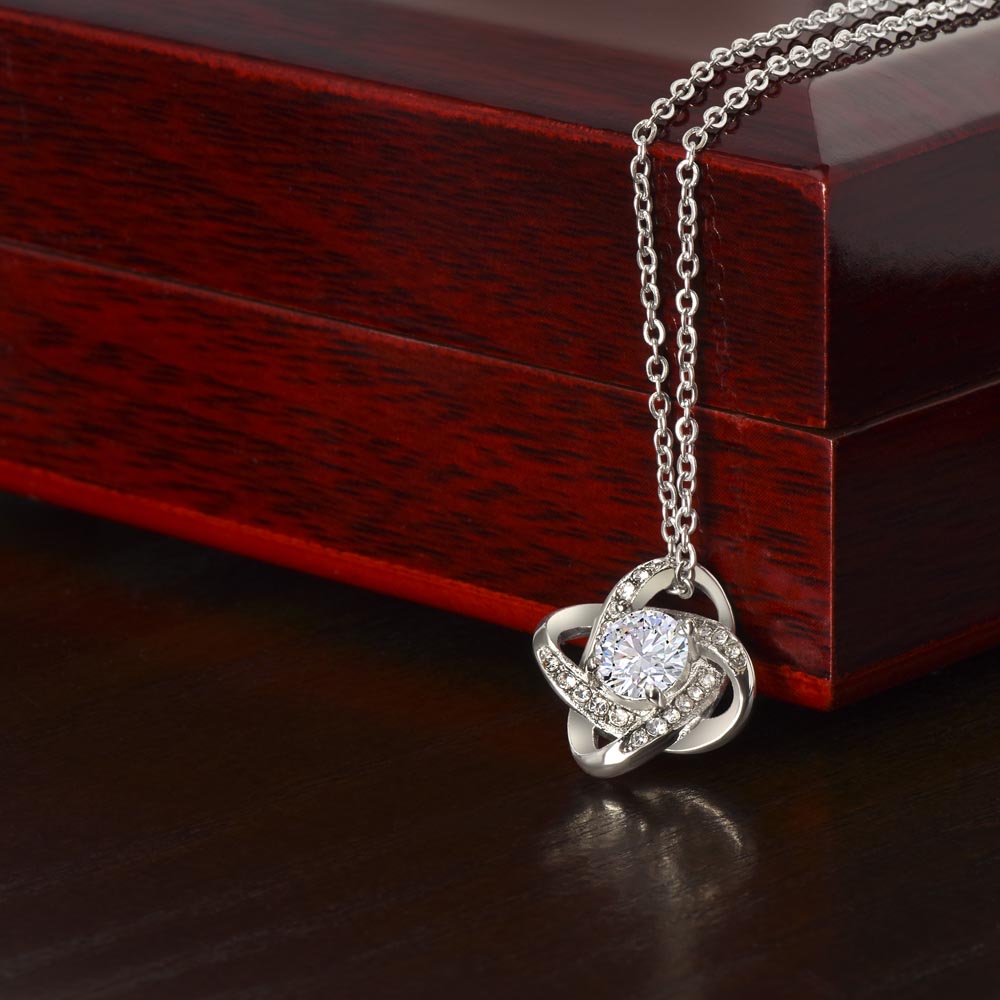 To the World's Okayest Mom – Love Knot Necklace for Mother's Day