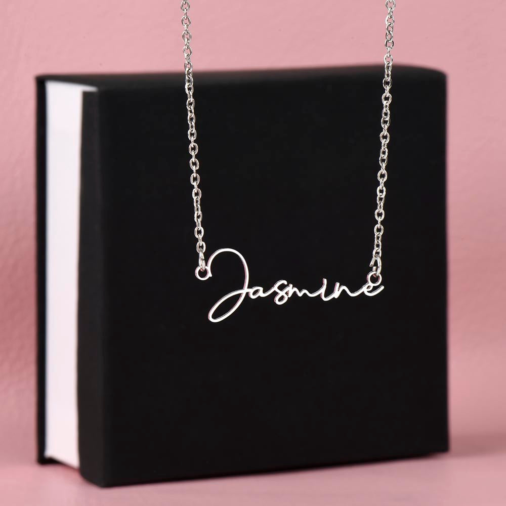 Personalized Graduation Gift -Signature Name Necklace