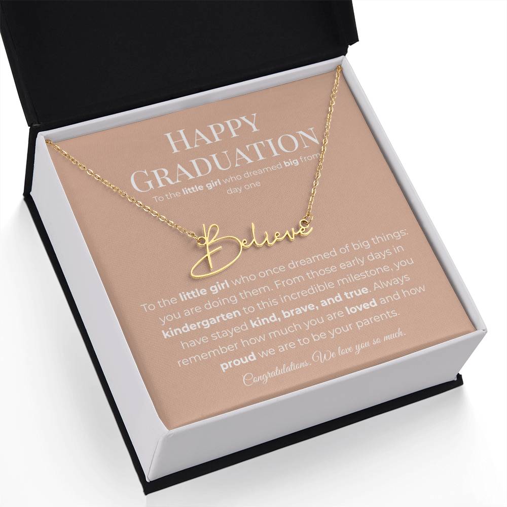 Personalized Graduation Gift -Signature Name Necklace