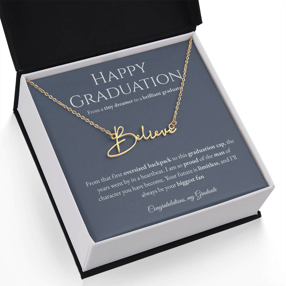 Personalized Graduation Gift -Signature Name Necklace