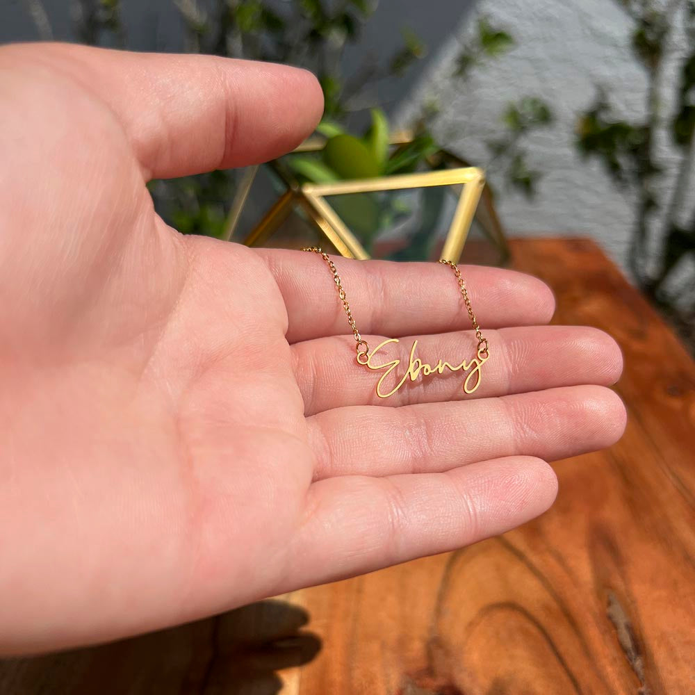 Personalized Graduation Gift - Signature Name Necklace