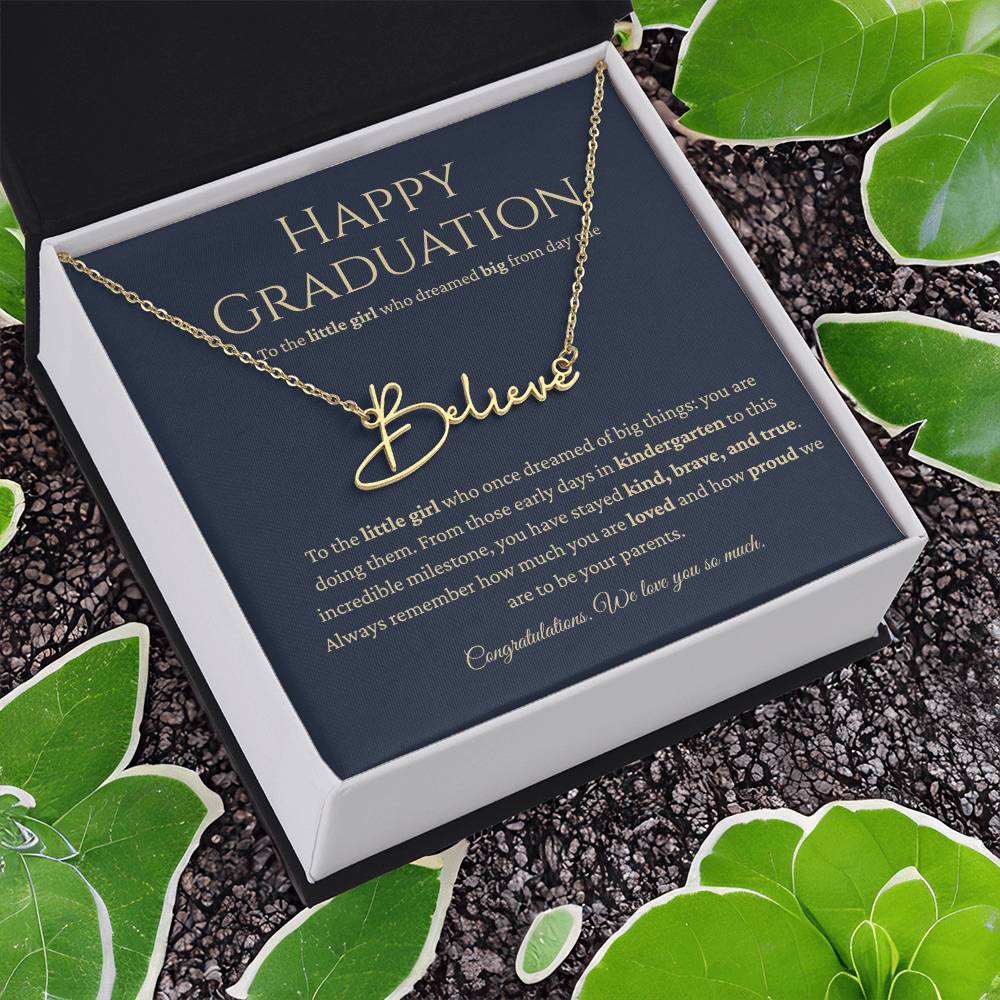 Personalized Graduation Gift -Signature Name Necklace