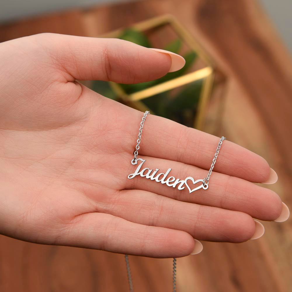 Happy Graduation: Personalized Name Necklace for Your Little Girl