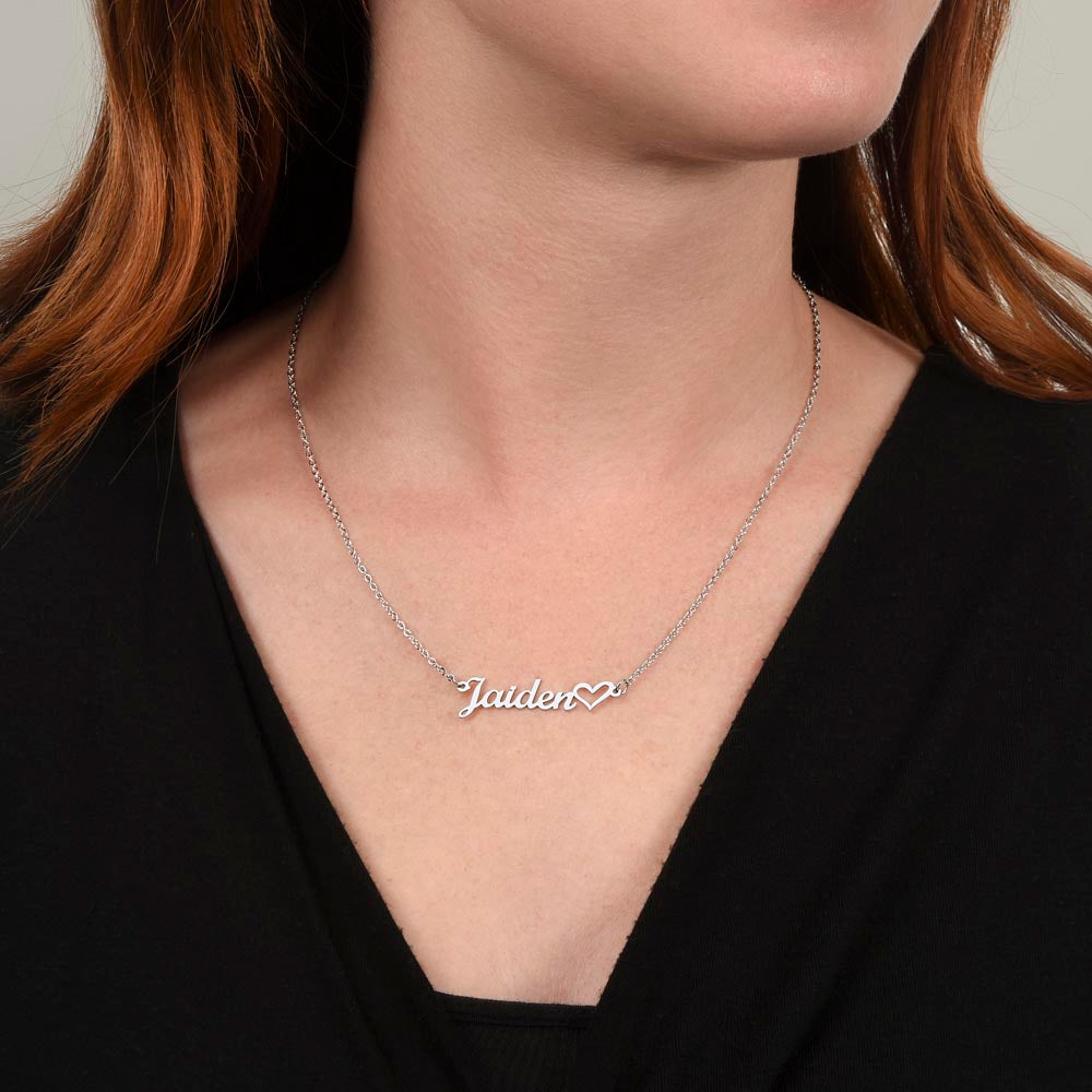 Happy Graduation: Personalized Name Necklace for Your Little Girl