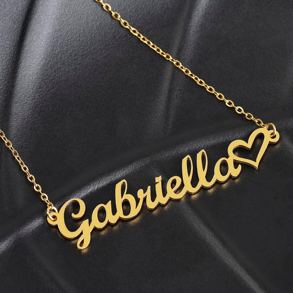 Happy Graduation: Personalized Name Necklace for Your Little Girl